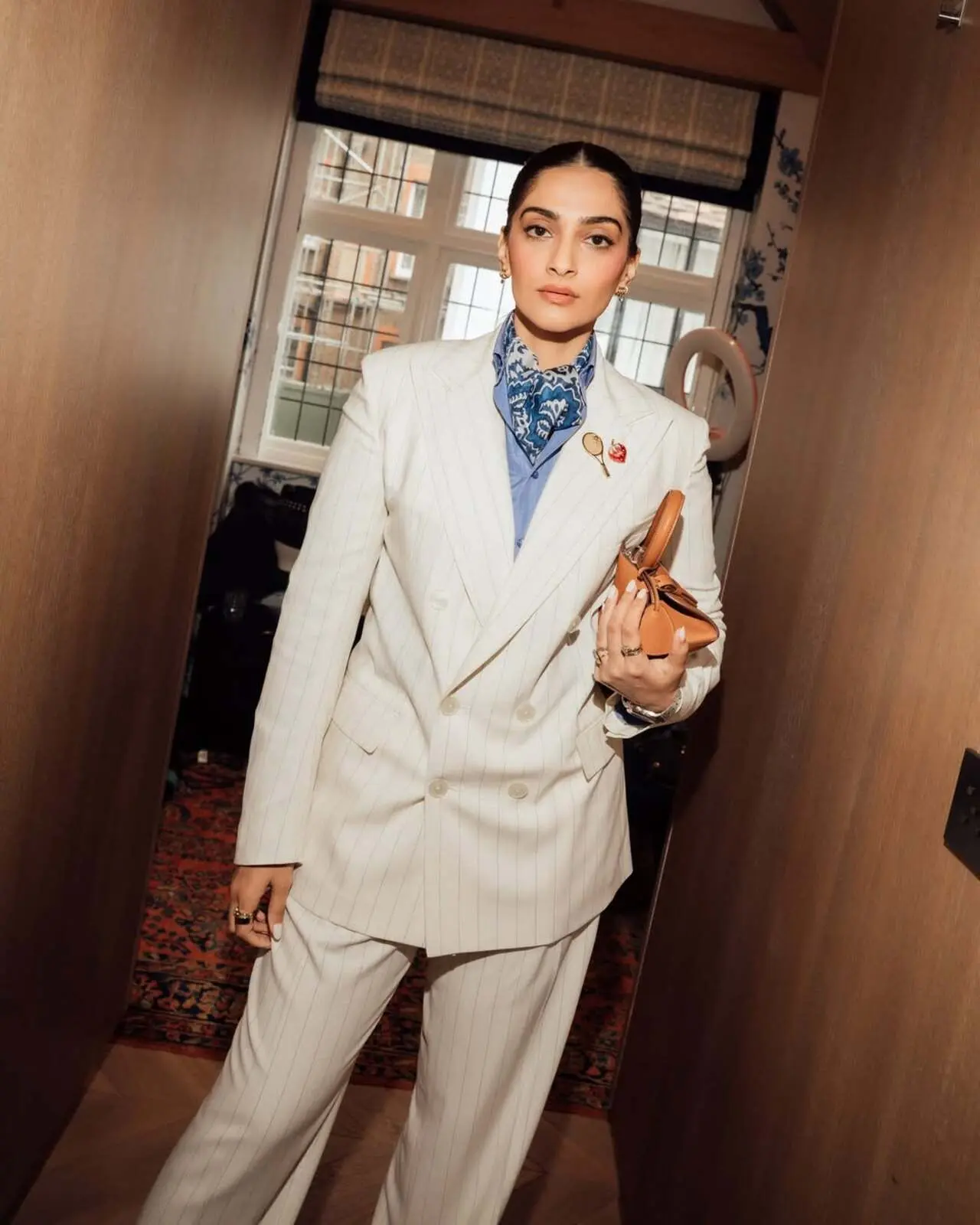 If Bollywood had a degree in suit mastery, Sonam Kapoor would be dean. From metallic co-ord suits dripping in detail to classic CEO-core blazer pants, Sonam’s tailoring repertoire is the textbook of boss-lady suiting done right.